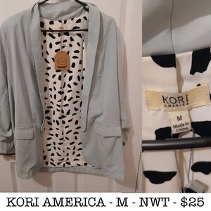 Kori Gray Blazer Versatile Suit Jacket
